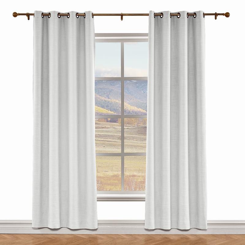 LIZ Polyester Linen Curtain Drapery Custom