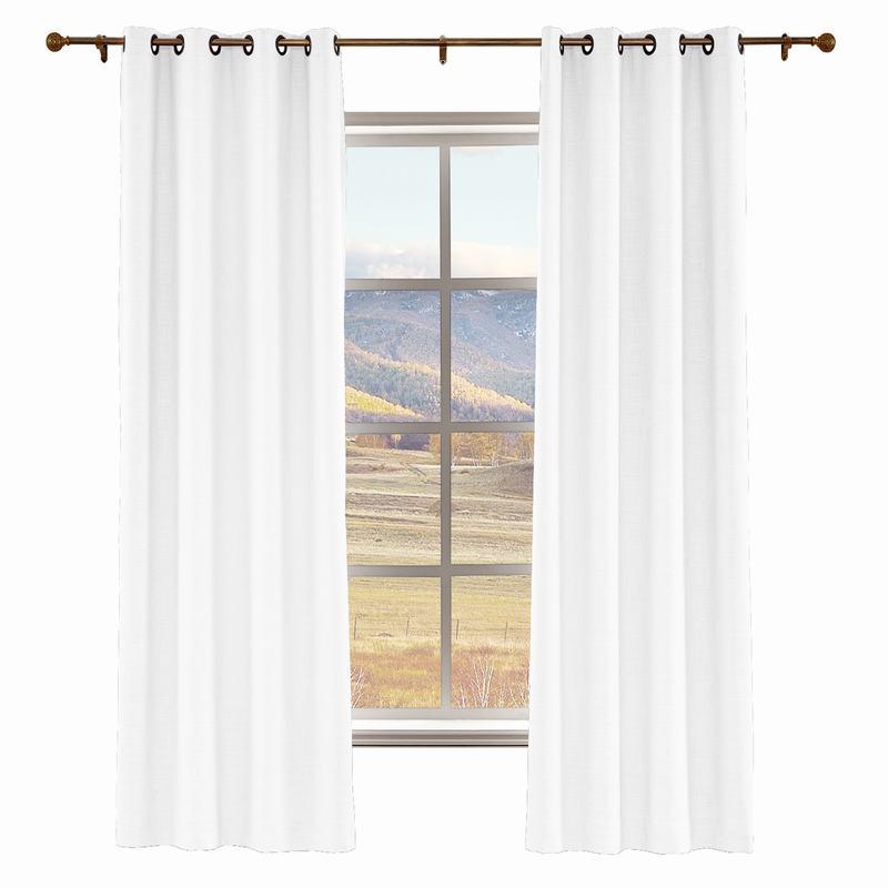 LIZ Polyester Linen Curtain Drapery Custom