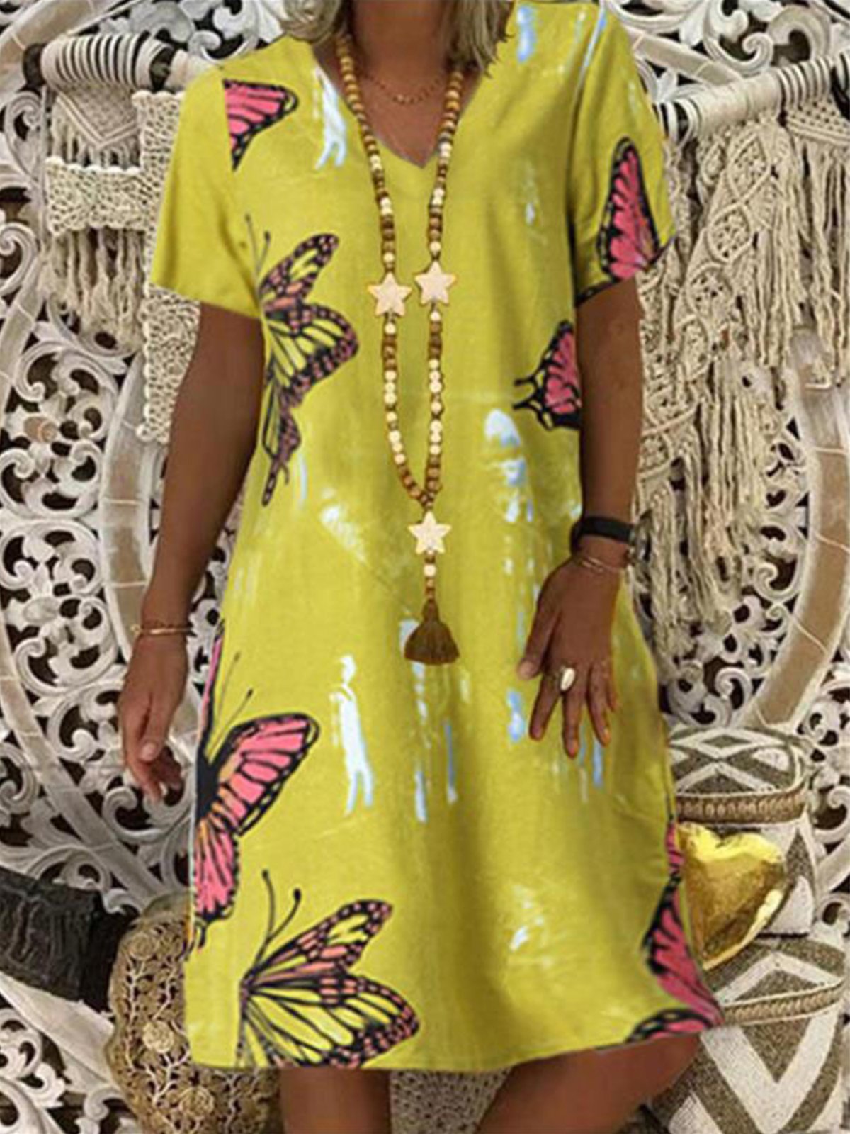 Short Sleeve Vintage Dresses