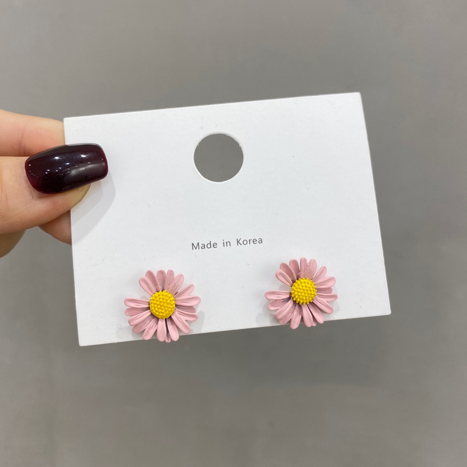 韩国S925银针小清新耳环百搭气质心形珍珠耳饰个性防过敏耳钉批发