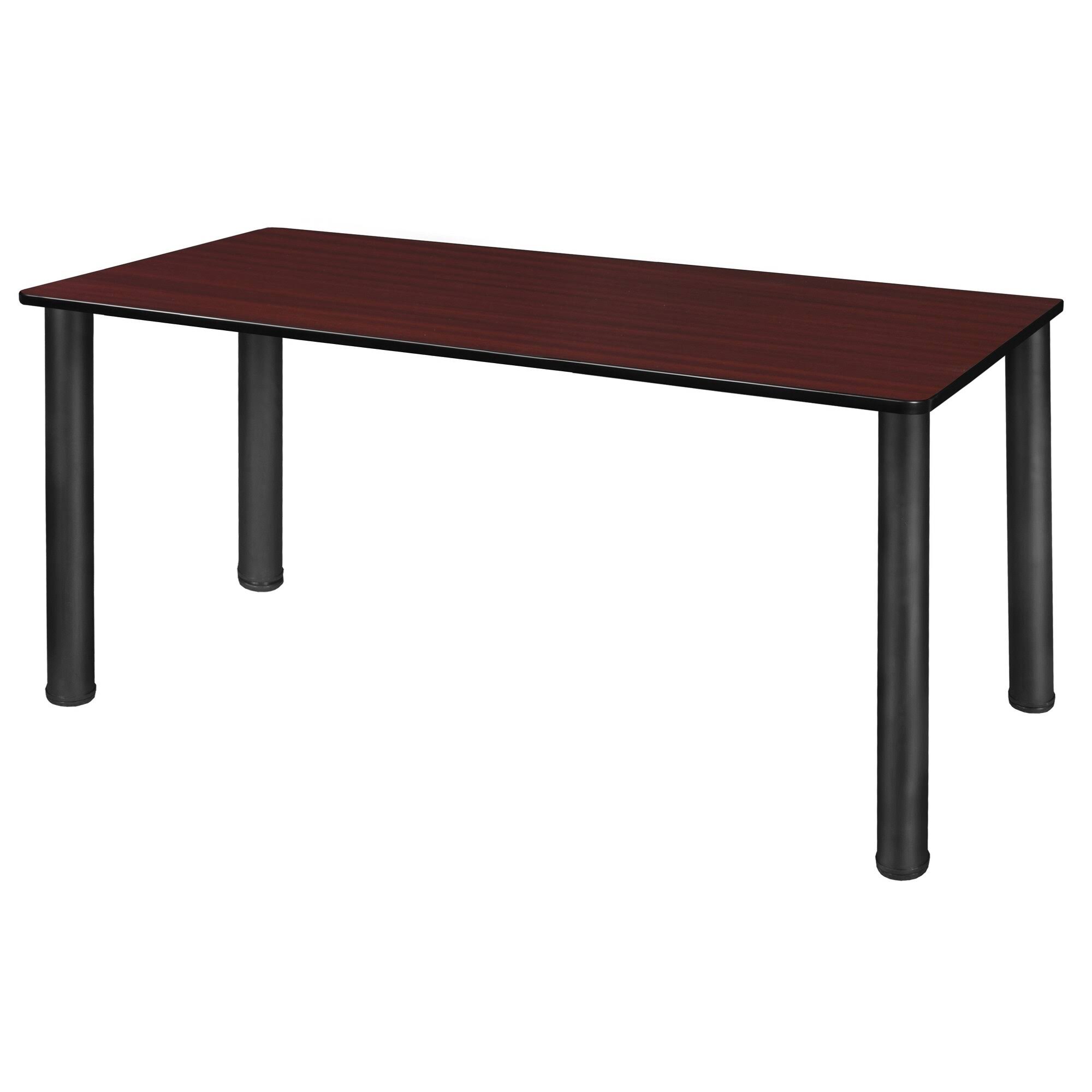 Regency MT602418MHBPBK 60 x 24 in. Kee Slim Table Mahogany Black