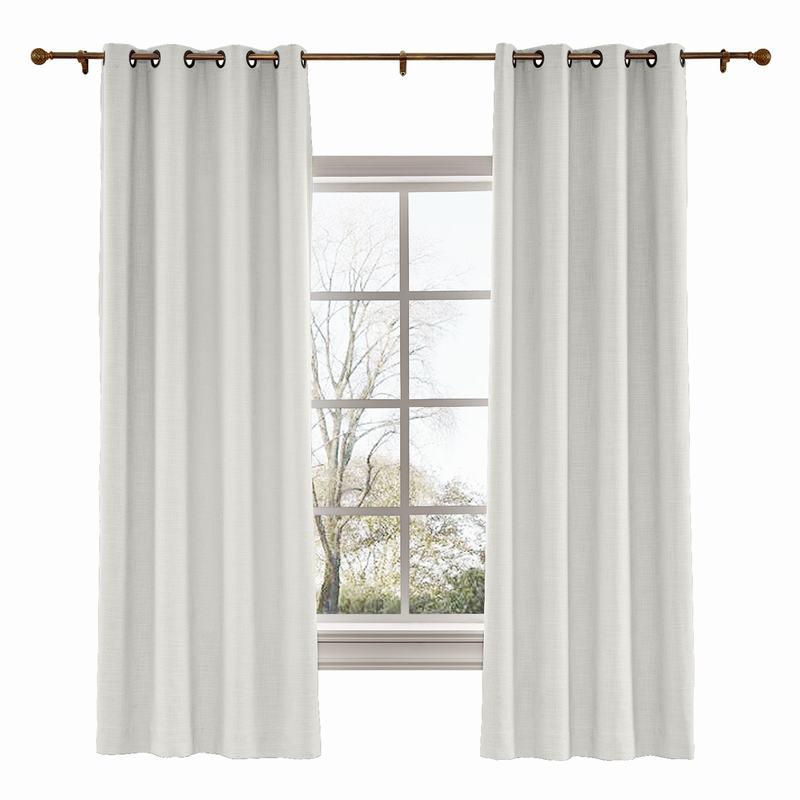 LIZ Polyester Linen Curtain Drapery Custom