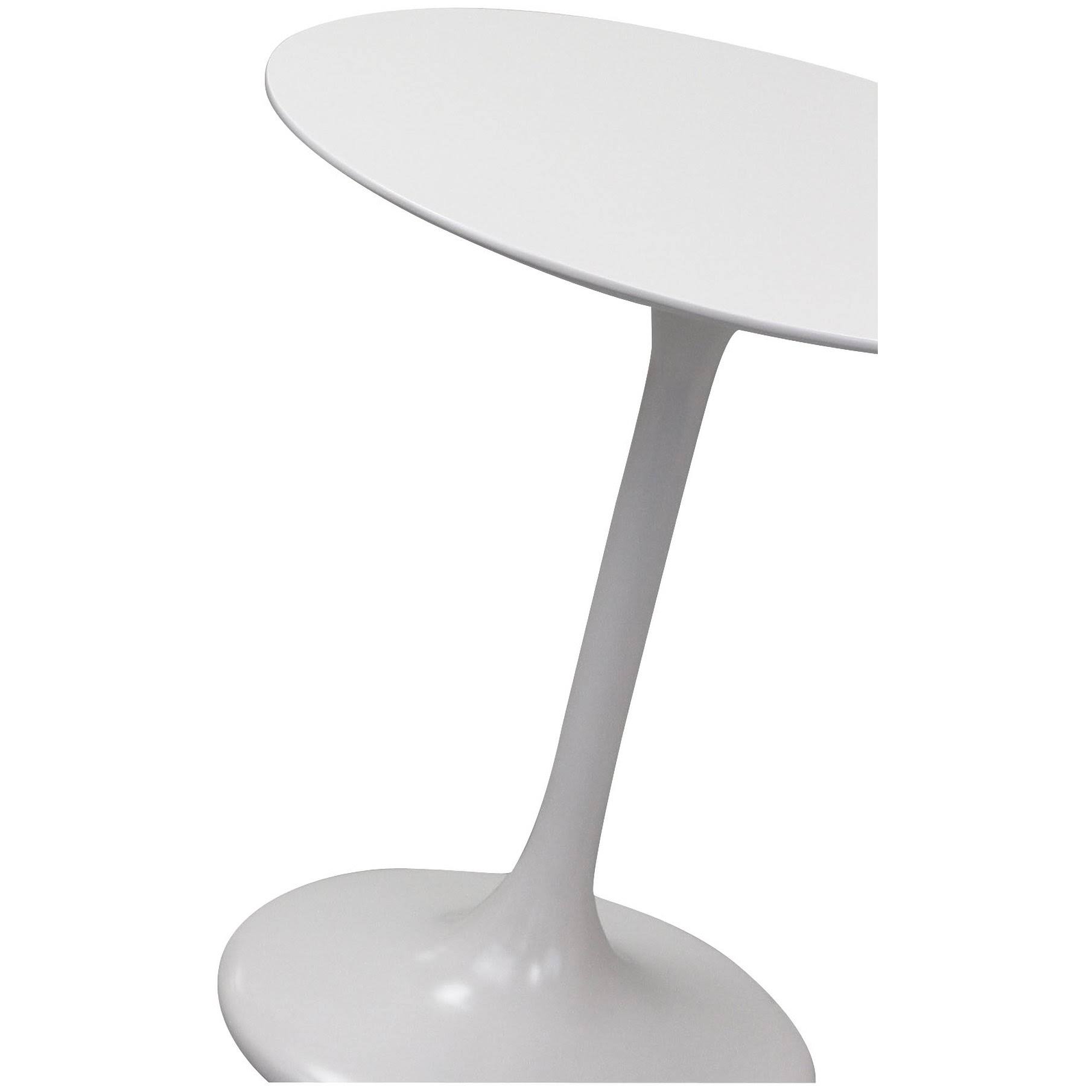 Modway Lippa 28x22 Fiberglass Dining Table White
