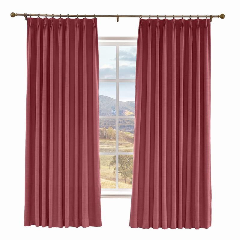 LIZ Polyester Linen Curtain Drapery Custom