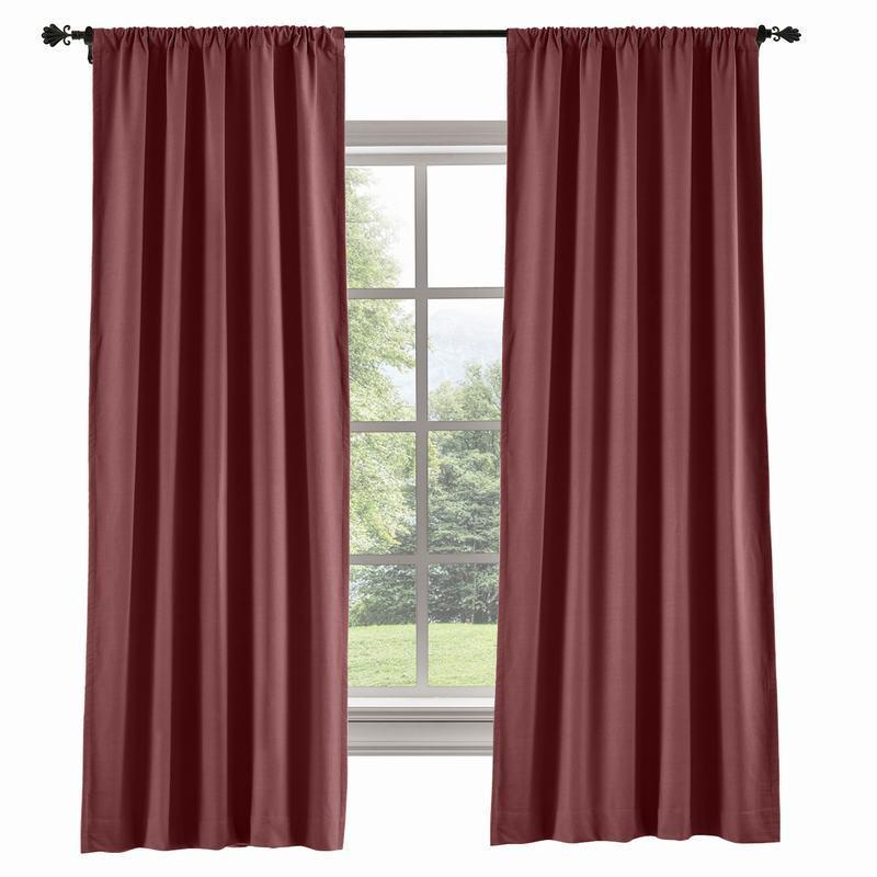 CAPRI Cotton Linen Polyester Curtain Drapery Custom