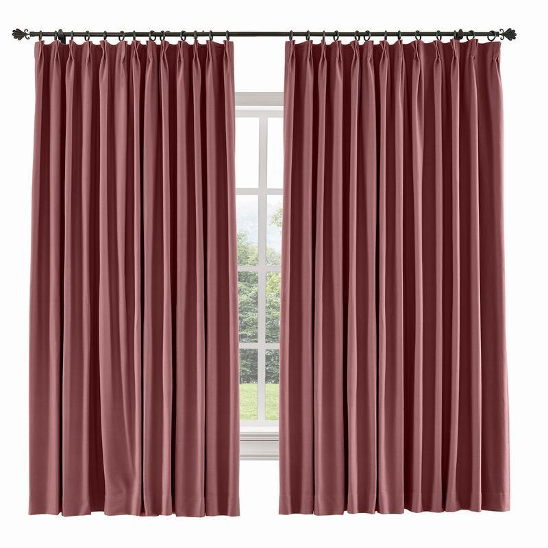 CAPRI Cotton Linen Polyester Curtain Drapery Custom