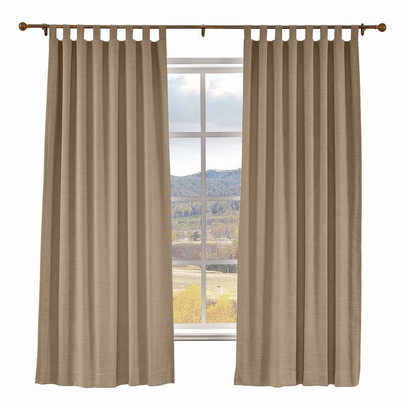 LIZ Polyester Linen Curtain Drapery Custom