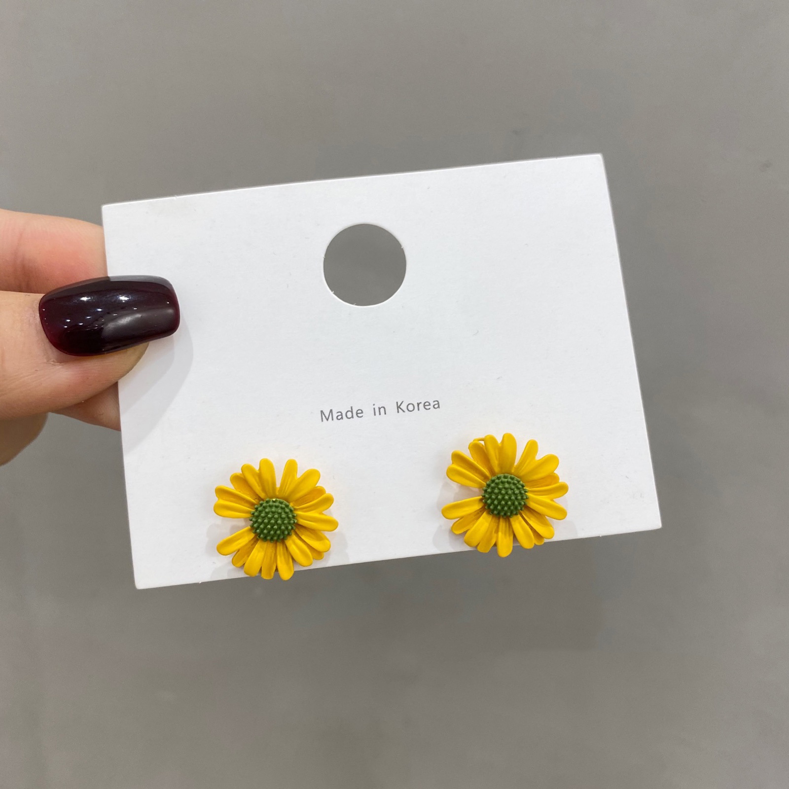 韩国S925银针小清新耳环百搭气质心形珍珠耳饰个性防过敏耳钉批发