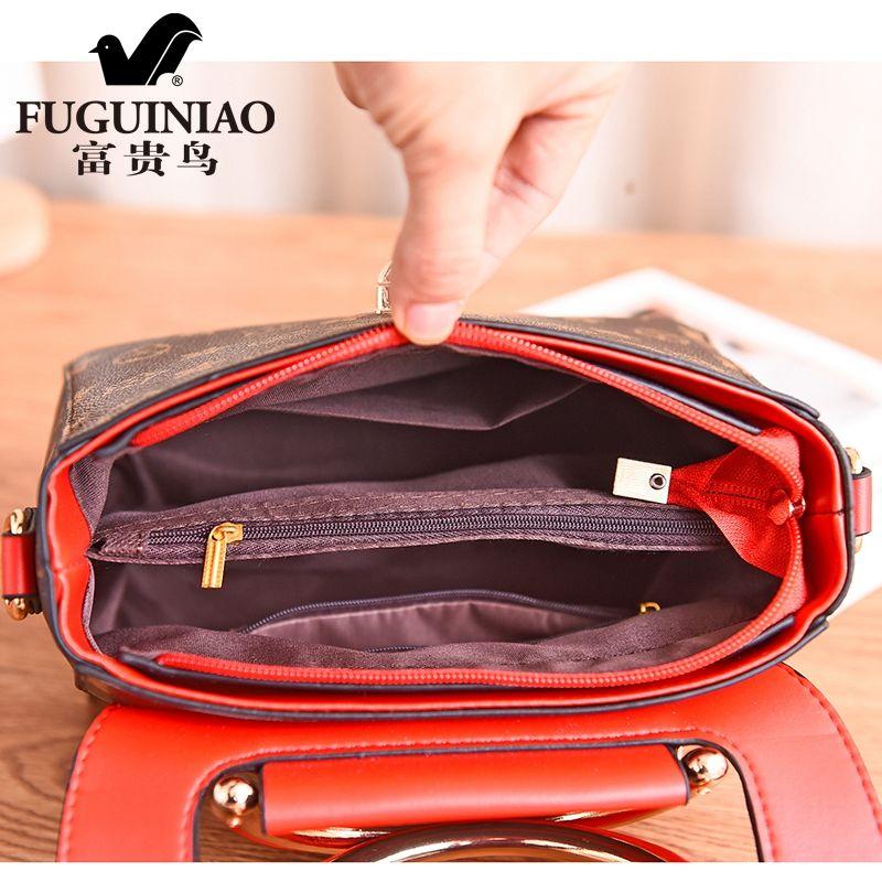 2020新しいリッチバードプリントハンドバッグシンプル100タワーズショルダーメッセンジャーバッグ