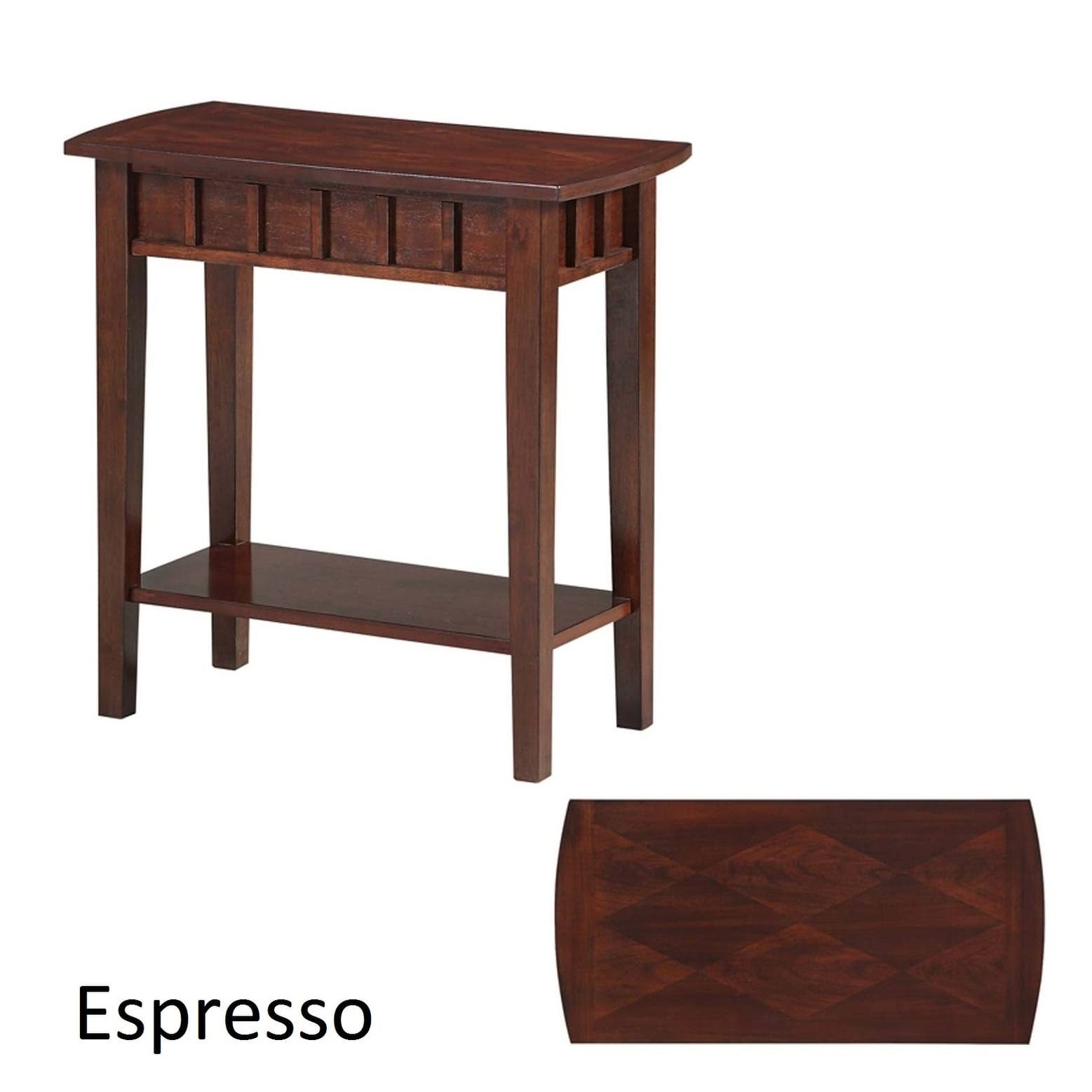 Convenience Concepts Dennis Black End Table