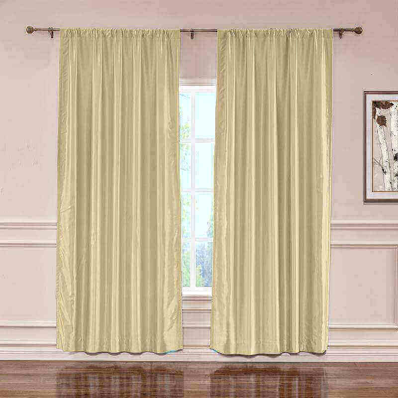 CUSTOM Lao Hang Zhou Khaki Polyester Cotton Thermal Insulated Curtain