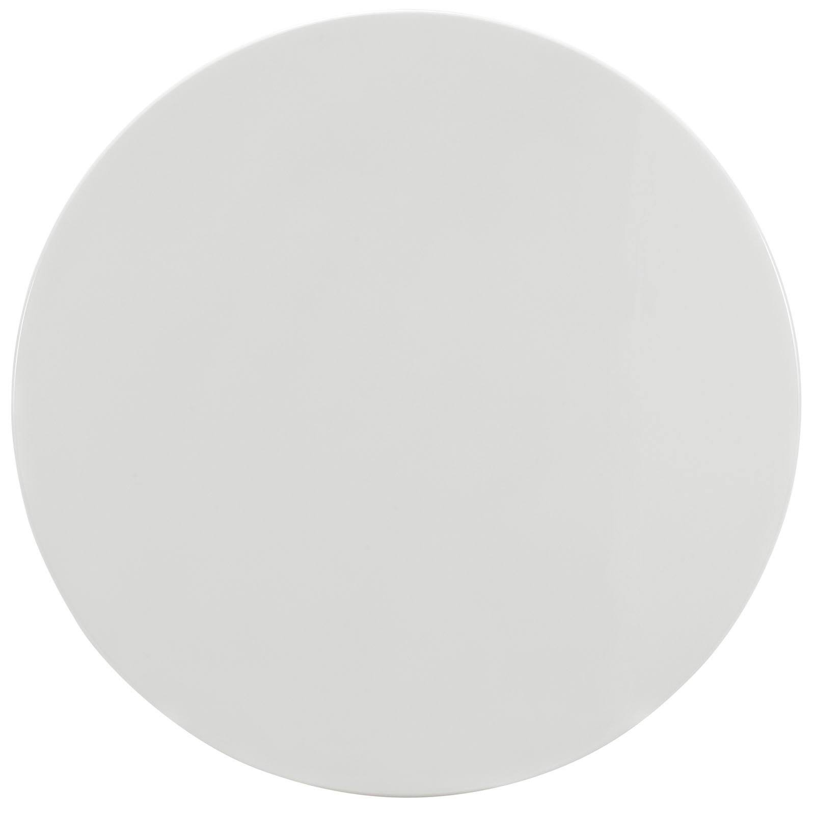 Modway Lippa 28x22 Fiberglass Dining Table White