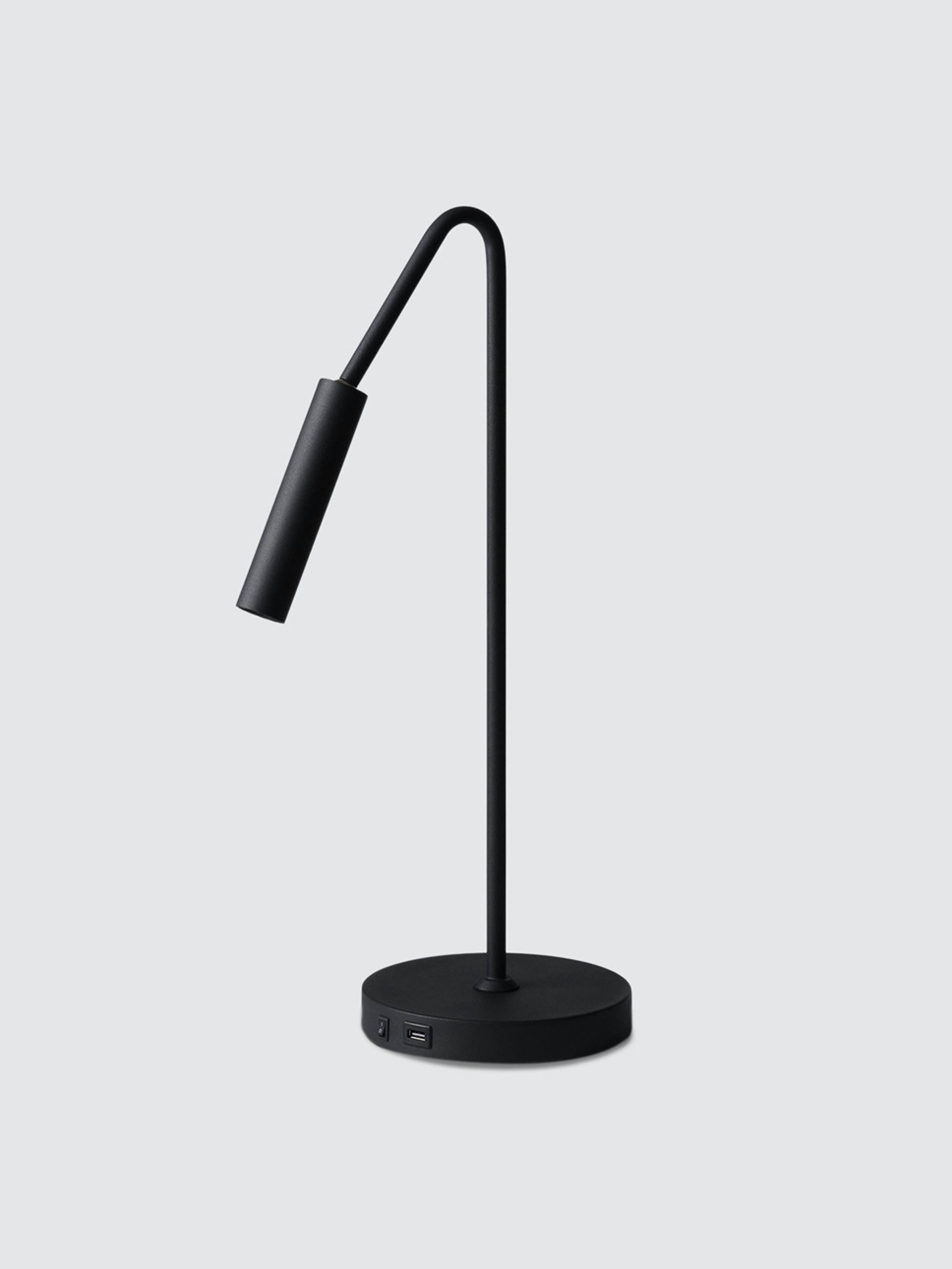 Nova Spotlight Table Lamp in Matte Black