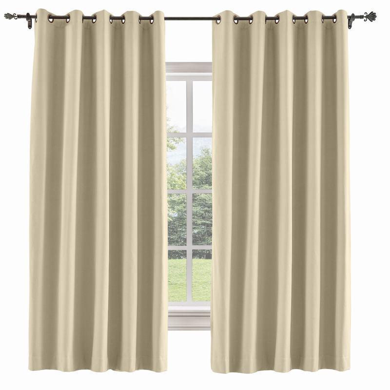 CAPRI Cotton Linen Polyester Curtain Drapery Custom