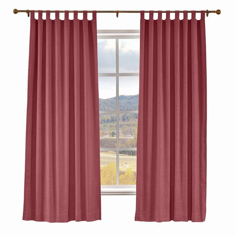 LIZ Polyester Linen Curtain Drapery Custom