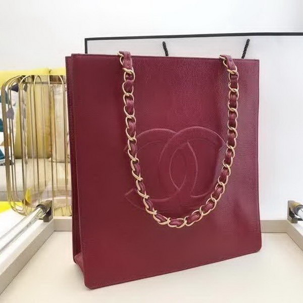 【原版皮】香奈儿/Chanel 大Logo全皮购物包，实用型设计理念，进口小牛皮，大容量，日常上班A4文件妥妥的，大小正好款式也不挑服装 ，休闲，裙装都可轻松驾驭，款号： AS1945