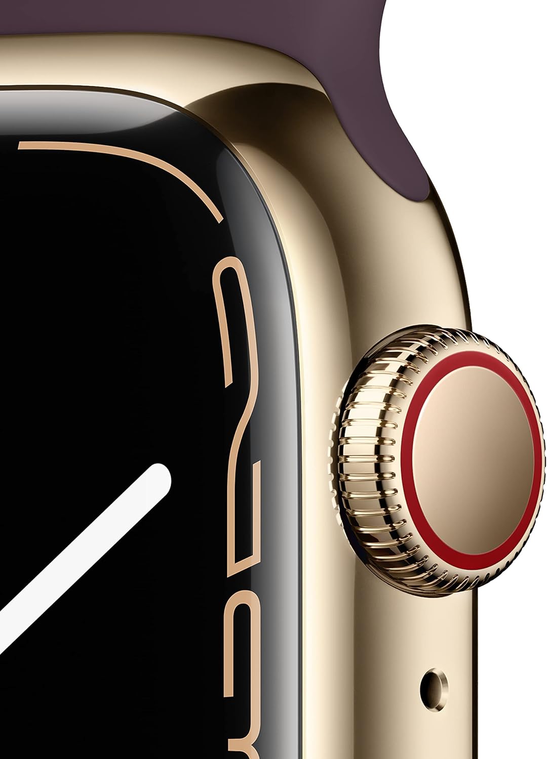 Apple Watch Series 7 (GPS, 41mm) Starlight Aluminum Case with Starlight Sport Band, Regular (Renewed)